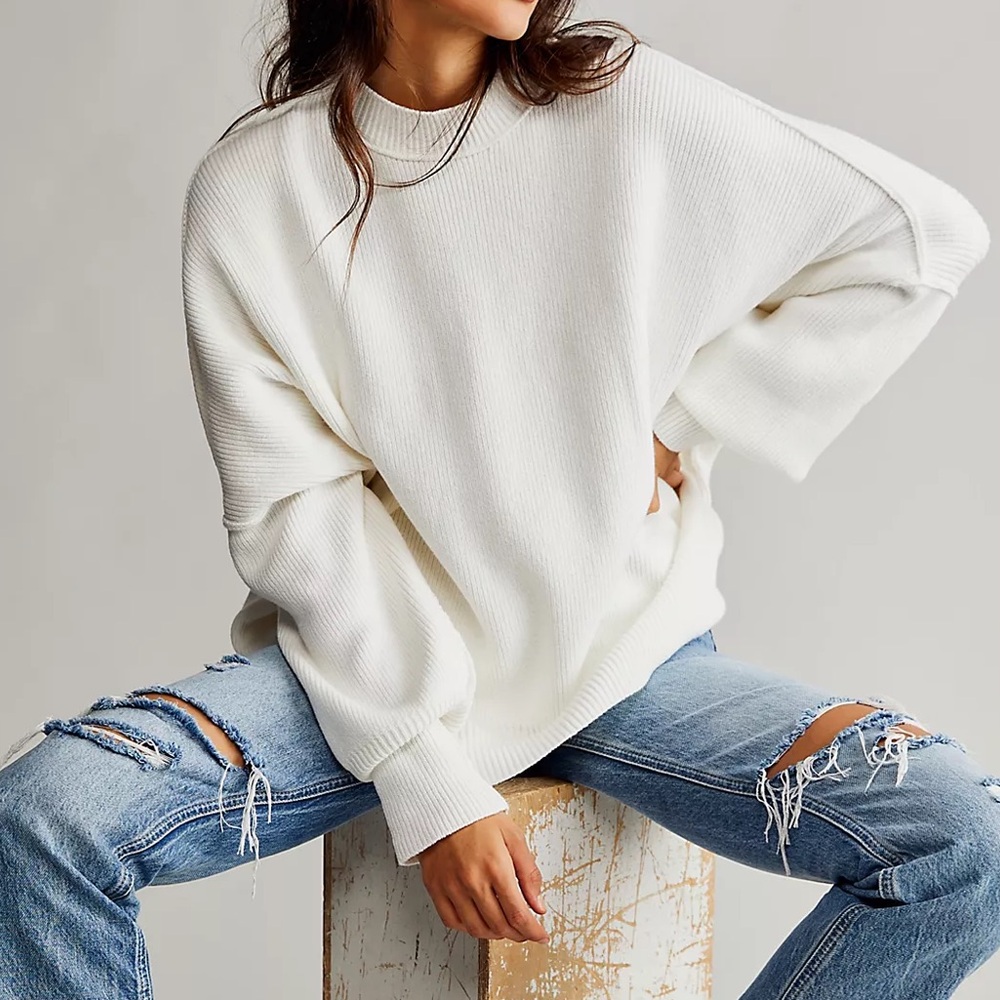 Free People Easy Street Tunic in White